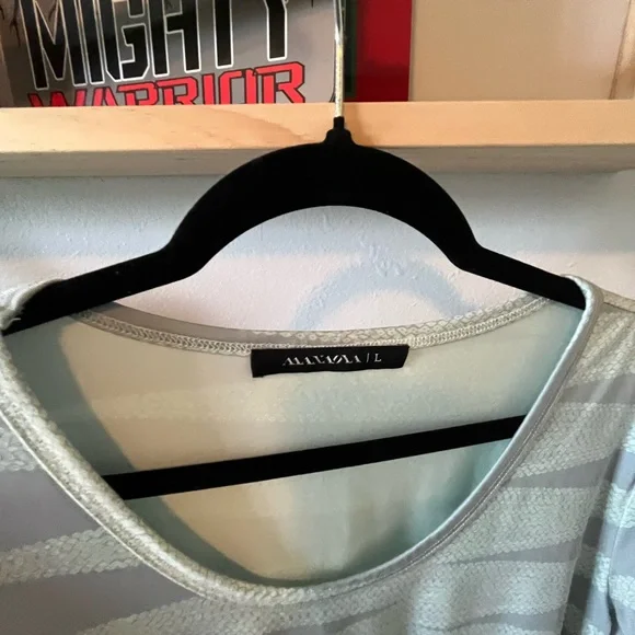 Manaola Gray Striped Pants and Top Set - Picture 7 of 12